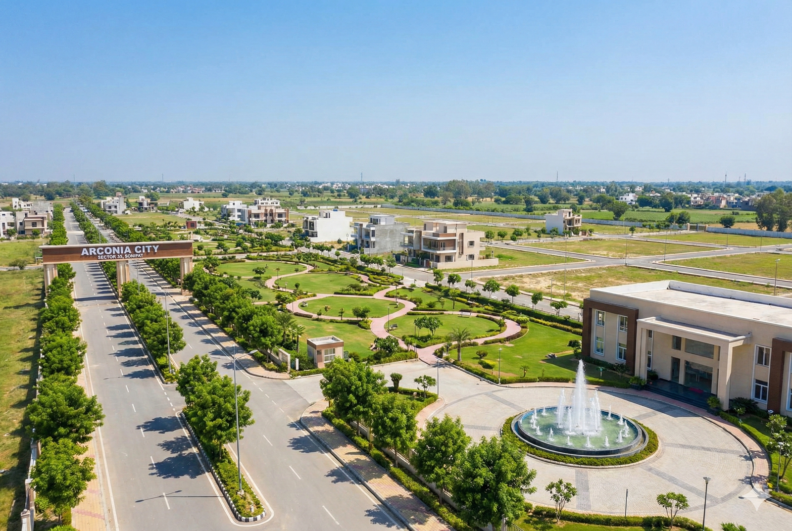 Arconia City Sector 35 Sonipat Main Entrance